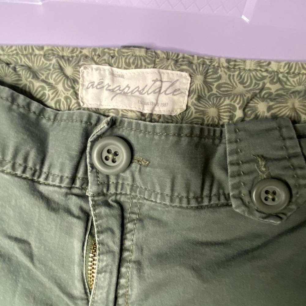 Y2K Gilmore Girls inspired fit Green Aeropostale shorts